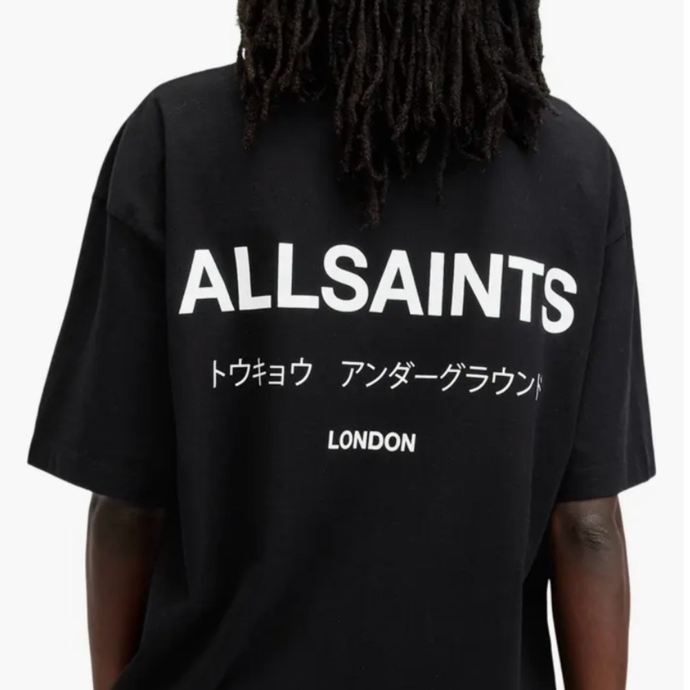 Allsaints Underground Oversized T Shirt